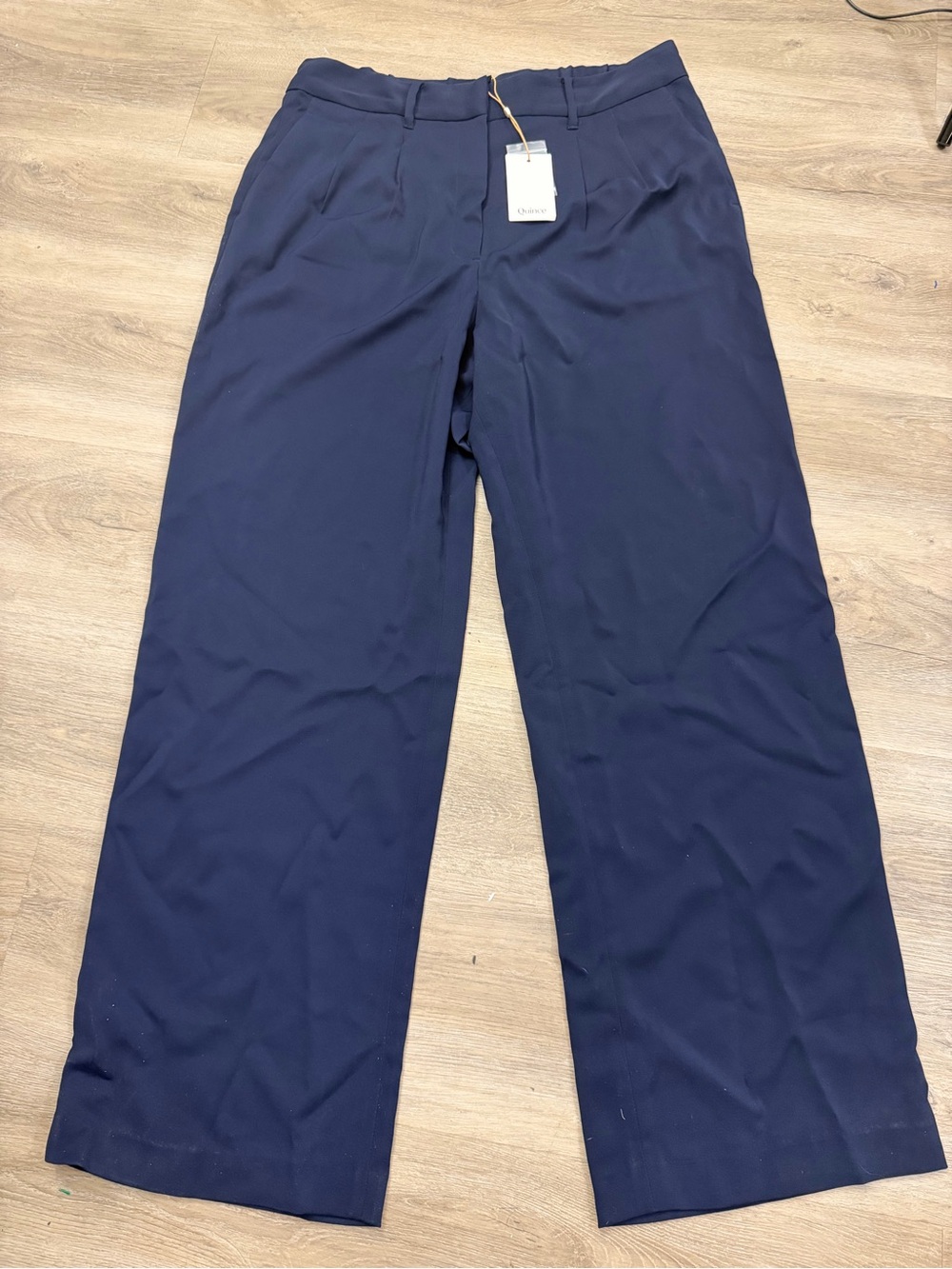 Quince NWT Wide Leg Dress Pants Women’s Size 16 Office Quiet Luxury 0083